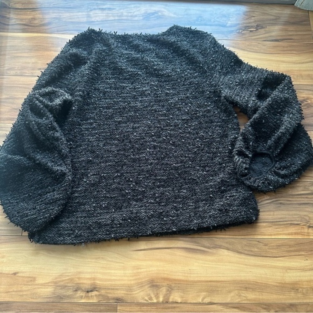 Vince‎ Camuto black eyelash sweater M